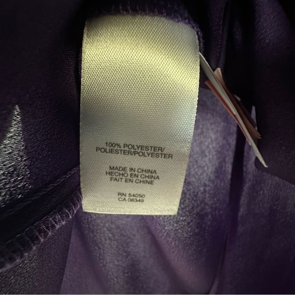 Jones New York Purple Long Sleeve Top, Size Small 4 - Picture 7 of 8